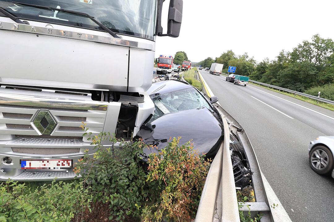 Furchtbares Unglück: Wohnmobil-Fahrer stirbt auf A3 bei Schlüsselfeld