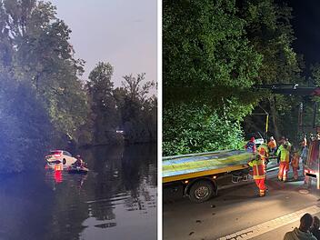 Rettungsmisere in Weiherhammer: Mann f&auml;hrt in Weiher - Gro&szlig;einsatz