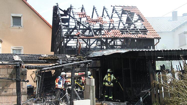 Großbrand in Hutschdorf Foto: Andreas Schmitt
