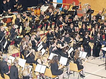 Das Kreisorchester Lichtenfels bei einem seiner Auftritte.