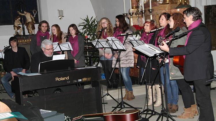 Die Band der evangelischen Jugend "Misstikalls" aus Lichtenfels   Foto: Gerda Völk