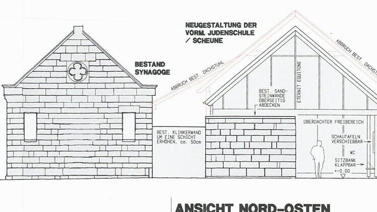 So könnte die Synagoge nach der Restaurierung aussehen. Foto: Gemeinde Untermerzbach