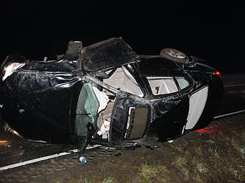 Beim Versuch einem Reh auszuweichen, geriet ein 18-J&auml;hriger mit dem Auto im Stra&szlig;engraben.