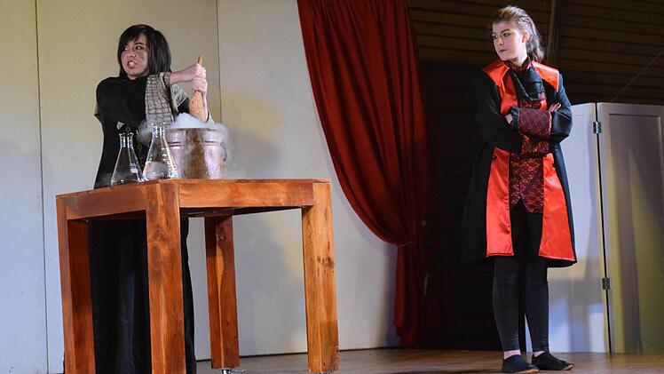 Durch einen Zaubertrank der Hexe soll Faust verjüngt werden - ob der dampfenden Brühe zu trauen ist?  Foto: Daniela Pondelicek