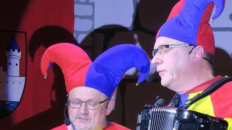 Bei der Burgebracher Prunksitzung Foto: Hans Sperber