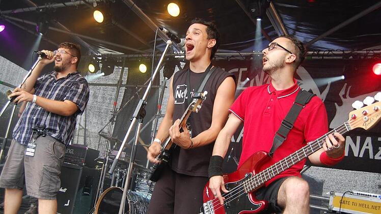 Stimmgewaltige Mucke aus Italien: Skassapunka. Foto: Rolf Krebs
