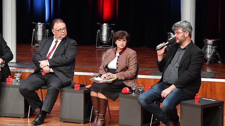 Impressionen vom Coburger Regionentalk im Kongresshaus zur LandratswahlFoto: Ronald Rinklef