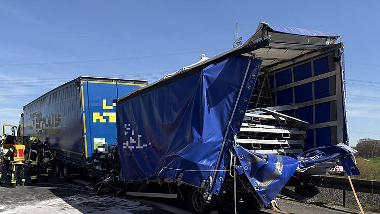 Erneut die A3 bei Würzburg: Mann bei Lkw-Unfall schwer verletzt