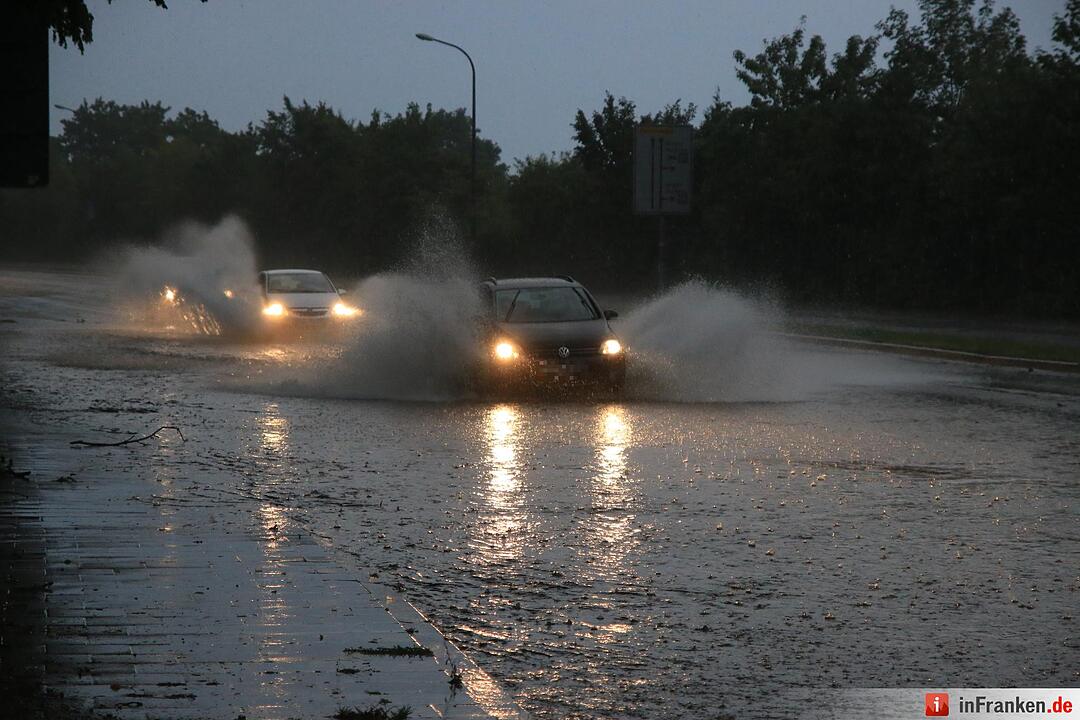 Massive Schäden nach Sturm in Bamberg