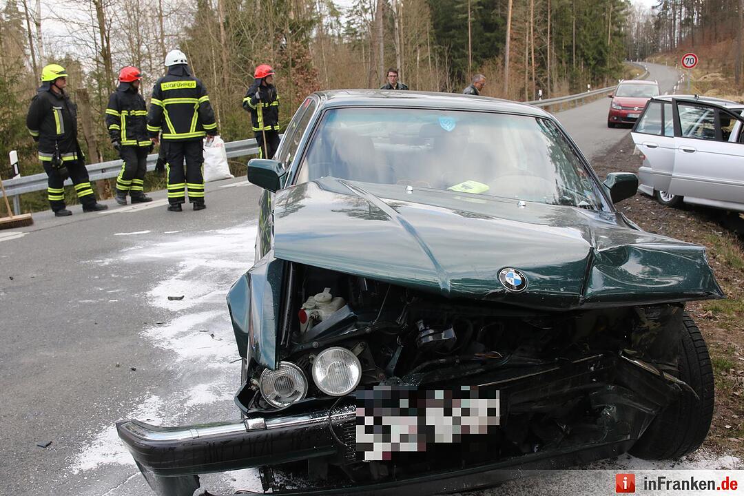 Unfall in Coburg mit drei Verletzten