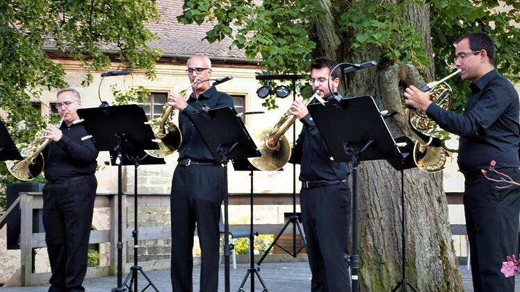 Die Hornisten des Bayreuther Festspielorchesters begeisterten einmal mehr ihr treues Publikum. Foto: Werner Reißaus