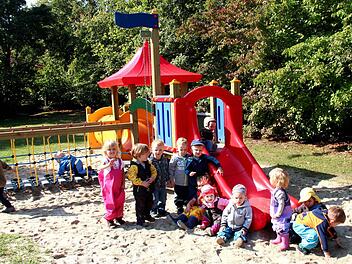 Erst im Herbst vergangenen Jahres haben die Kinder der Villa Regenbogen neue Spielgeräte bekommen. Foto: Archiv/Johanna Blum