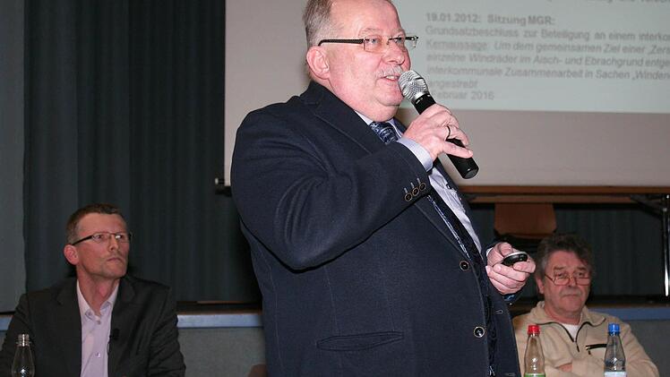 Bürgermeister Friedrich Gleitsmann muss in diesen Tagen viel über Windkraft diskutieren. Foto: Evi Seeger