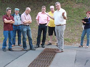 Diese Rinne in der Beckengasse soll umgestaltet werden. Foto: Katharina Becht