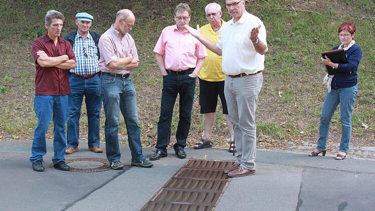 Diese Rinne in der Beckengasse soll umgestaltet werden. Foto: Katharina Becht