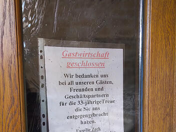 Traditionsgaststätte im Kreis Bamberg schließt nach 33 Jahren
