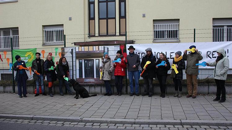 Flashmob am Konversionsgelände in Bamberg am 14. März 2015 Foto: Robert Wagner