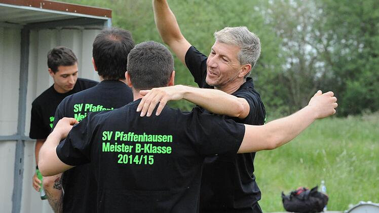 Der SV Pfaffenhausen ist Meister in der B-Klasse Rhön 2. Foto: Hopf