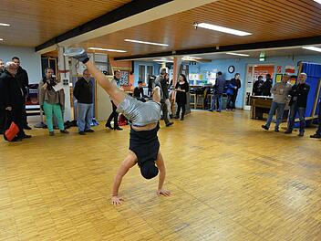Breakdancer "Jessy" in Aktion Foto: Ronald Rinklef