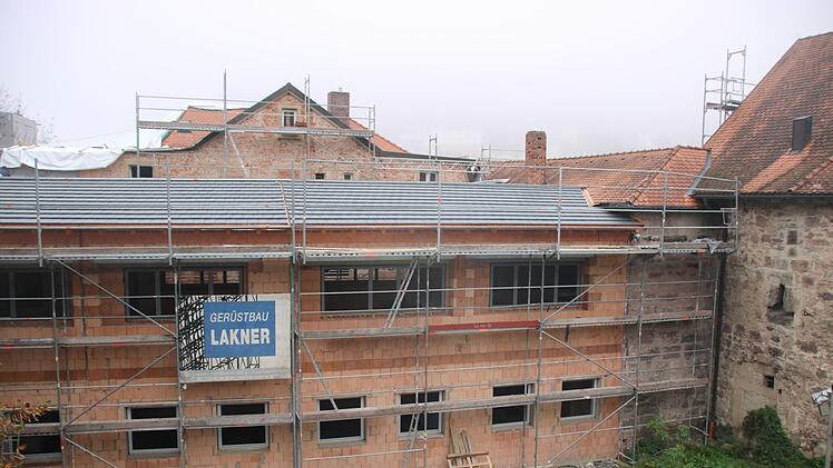 Blick vom Schießgraben auf den Neubau.Foto: Katrin Geyer
