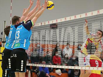 Die Hammelburg Volleys empfangen Meister Grafing, der aber noch nicht so recht in die Saison gefunden hat. Foto: Jens Feistel