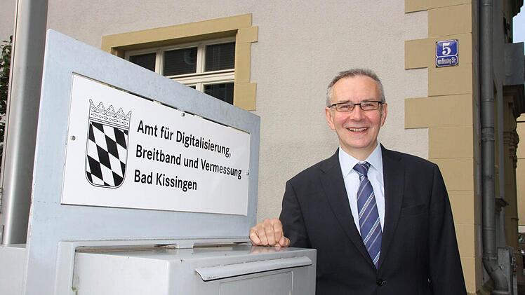 Seit 1997 ist Vermessungsdirektor Konrad Unsleber Chef des Bad Kissinger Vermessungsamtes. Seitdem hat sich viel getan... Foto: Ralf Ruppert