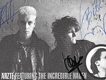 Als die Ärzte noch ganz jung waren, gehörte drei Jahre lang auch Hagen Liebing als Bassist zu ihnen.  Repro: Rolf Krebs