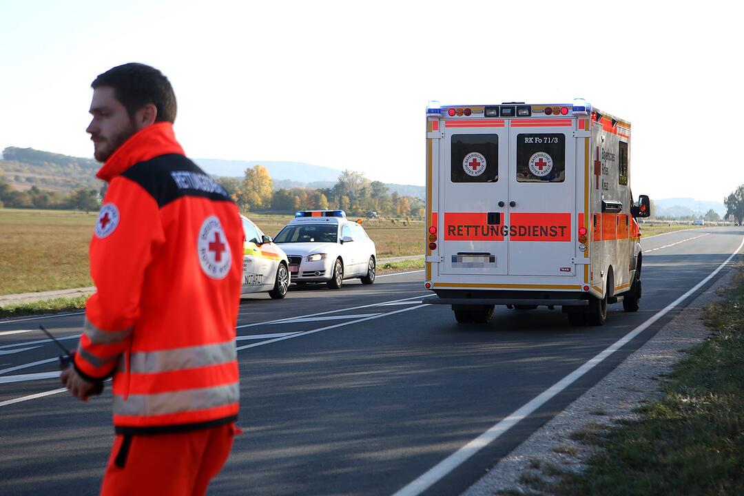 Verkehrsunfall im Kreis Forchheim: Zwei Schwerverletzte