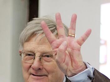 Günter Lipp referierte zum Thema Kirchweih und wusste von Besonderheiten zu berichten, obwohl er jährlich nur vier Kirchweihfeste im Altlandkreis Ebern besucht.  Foto: jf
