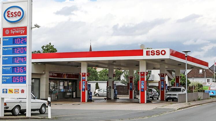 Die Tankstelle in Baiersdorf  Foto: Barbara Herbst