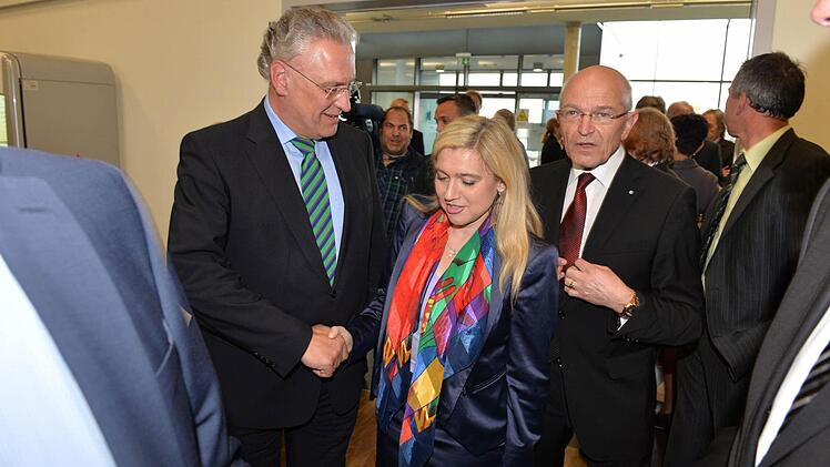 Günther Denzler bei der Verabschiedung in Schlüsselfeld Foto: Ronald Rinklef