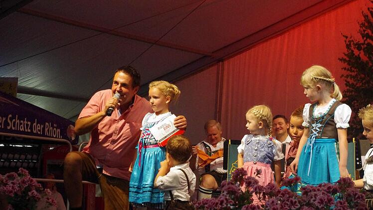 Die "Trachtenzwerge" waren die Stars des Abends.