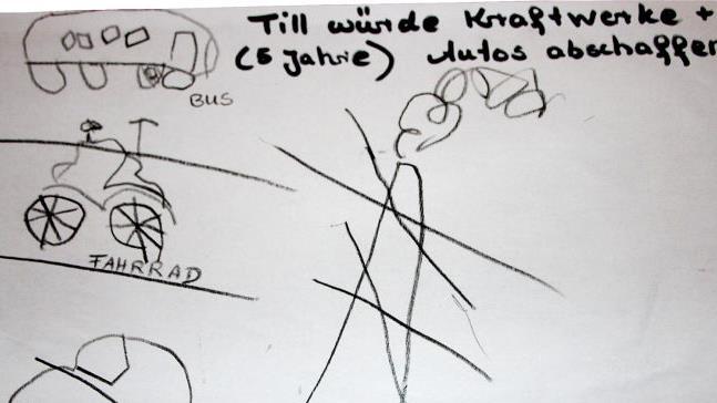 Verkehrsthemen spielten eine wichtige Rolle für die Kinder.