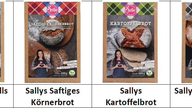 Sallys Backmischungen zurückgerufen: Produkt bei Lidl verkauft