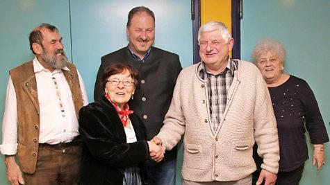 Vorstand des Bürgervereins Untersiemau (von links): Günter Obermüller, Edith Heger, Frank Weber, Eberhard Murmann, Katharina Matzel  Foto: Michael Stelzner