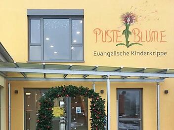 Die neue Kinderkrippe "Pusteblume" in Burghaslach hat ihren Standort am "Schopfensee".  Foto: privat