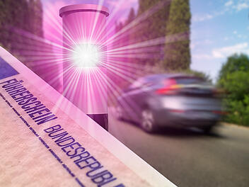 Blitzer, Bußgeld, Führerschein, geblitzt
