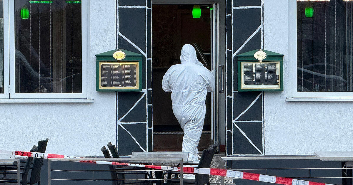 Raunheim: Zwei Menschen in Bistro erschossen - Fahndung nach Täter