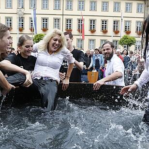 Gautschfeier 2015 der Mediengruppe Oberfranken in Bamberg