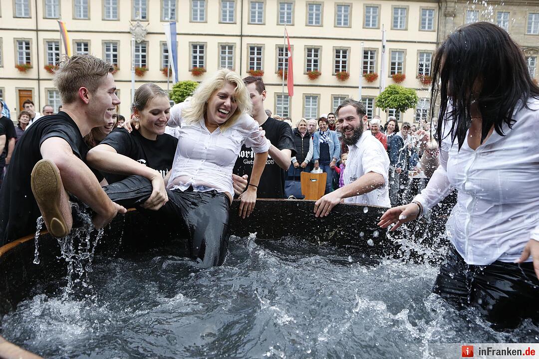 Gautschfeier 2015 der Mediengruppe Oberfranken in Bamberg
