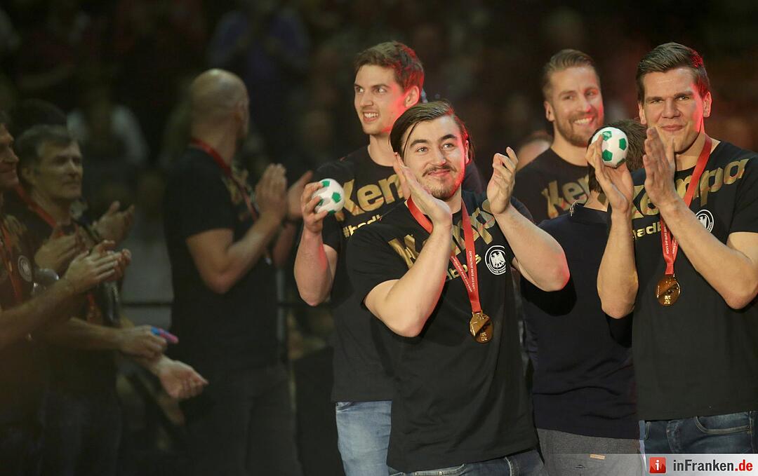Handball-Nationalmannschaft - Feier Max-Schmeling-Halle