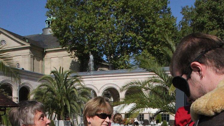 Eindrücke vom Test mit Mitgliedern des Bayerischen Blinden- und Sehbehinderten-Bundes. Foto: Ulrike Müller