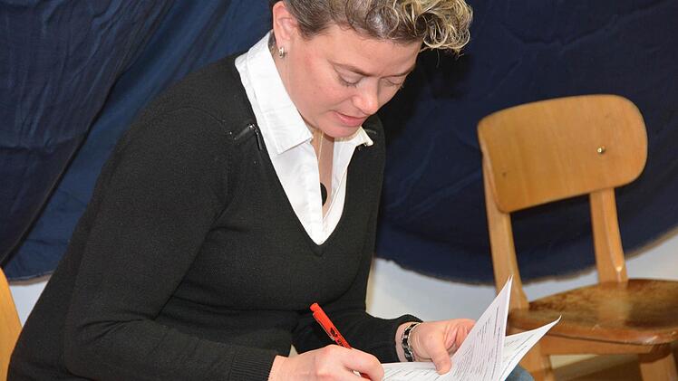 "Schule spielen" in der Theodor-Heublein-Grundschule Melkendorf  Foto: Dagmar Besand