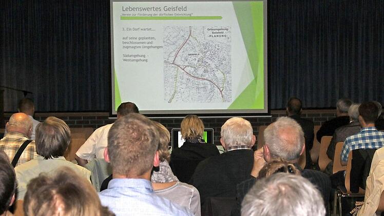 Auf reges Interesse stieß die Informationsveranstaltung des Vereins "Lebenswertes Geisfeld".