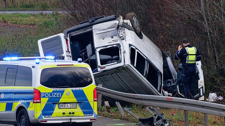 Schwerer Unfall auf der A44
