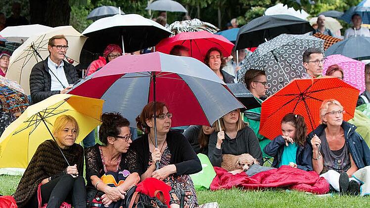 Impressionen vom Klassik-Open-Air im Coburger Rosengarten.Foto: Albert Höchstädter