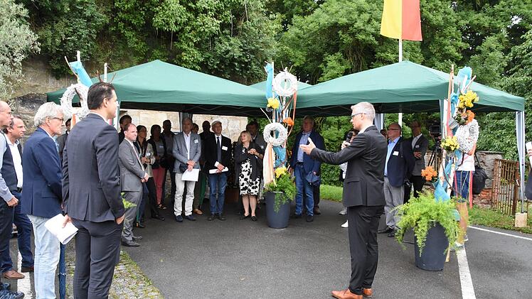 Oberbürgermeister Kirschstein begrüßt die Delegierten des Fachbeirats.