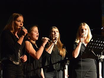 Eigene Lieder komponiert, diese in einem Konzert umzusetzen und für die Bühnenshow alles selbst vorzubereiten -  dies, und noch mehr,  machten die Schüler der P-Seminars "Songwriting" der Jack-Steinberger-Schule in Bad Kissingen. Und sie wurden ausgezeichnet. Foto: Björn Hein