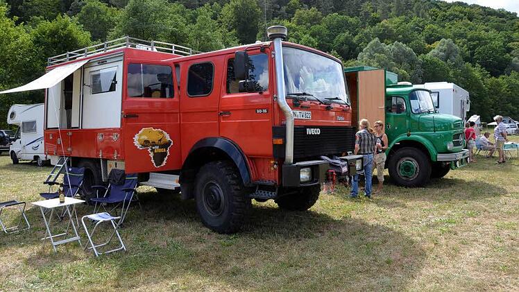 Globetrotter-Treff in Nickersfelden.Peter Rauch
