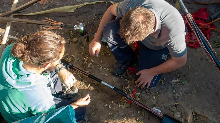 Beim Muffenschweißen Foto: PR